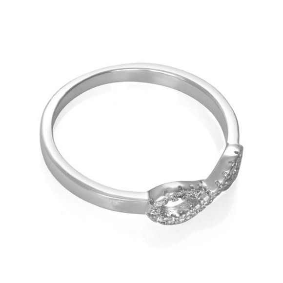 Sterling Silver Infinity Symbol Ring - Picture 5 of 6